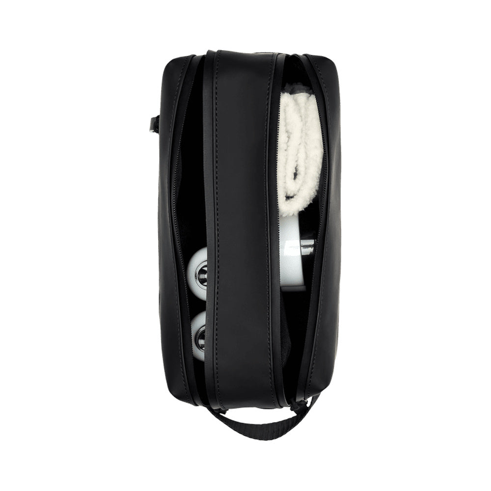 Beauty case Rains 2 Zip Wash Bag Black – vista interna