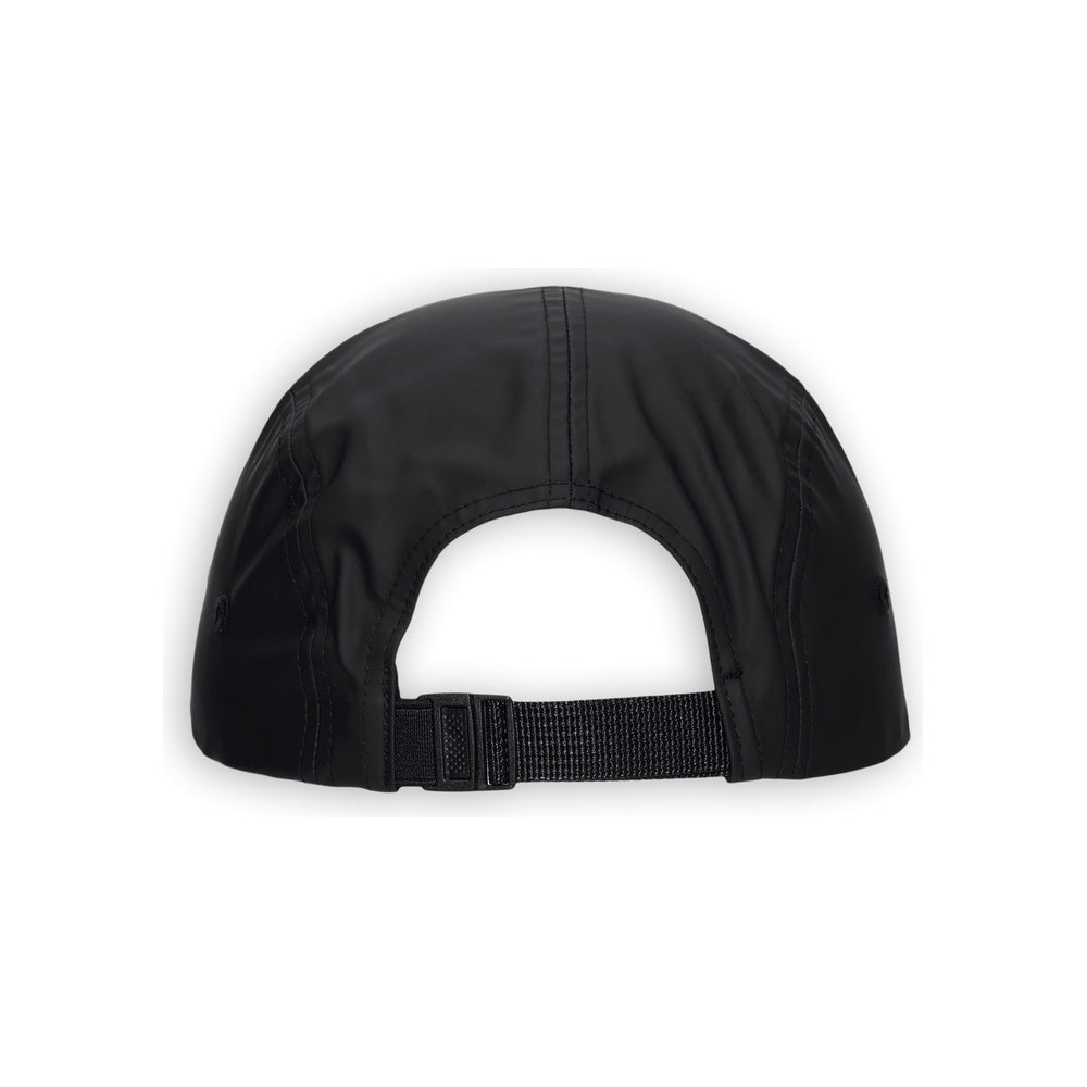 Cappellino Rains 5 Panel Cap Black – vista posteriore