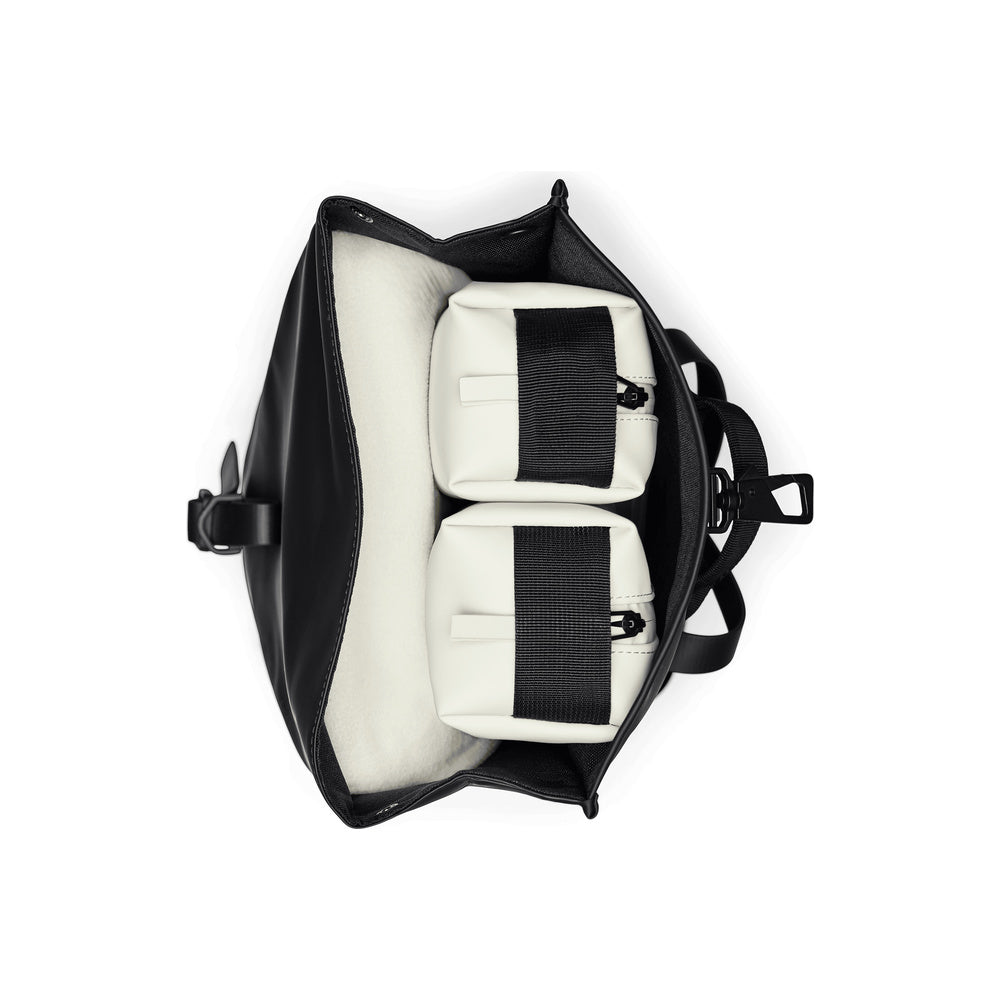 Zaino Rains Rolltop Rucksack Mini Black – vista interna