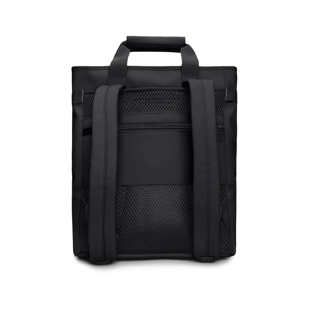 Zaino Rains Texel Tote Backpack Black – vista posteriore