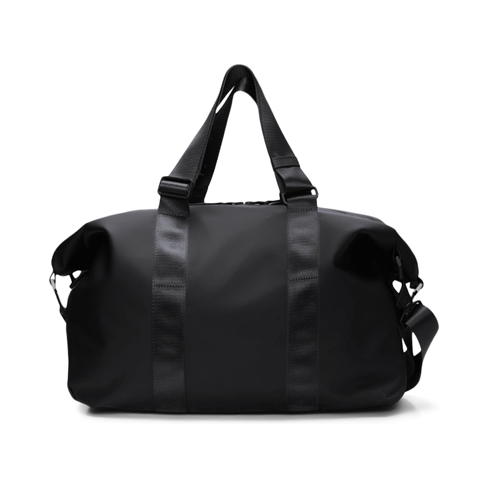 Borsa da viaggio Rains Valera Weekend Bag Small Black – vista frontale