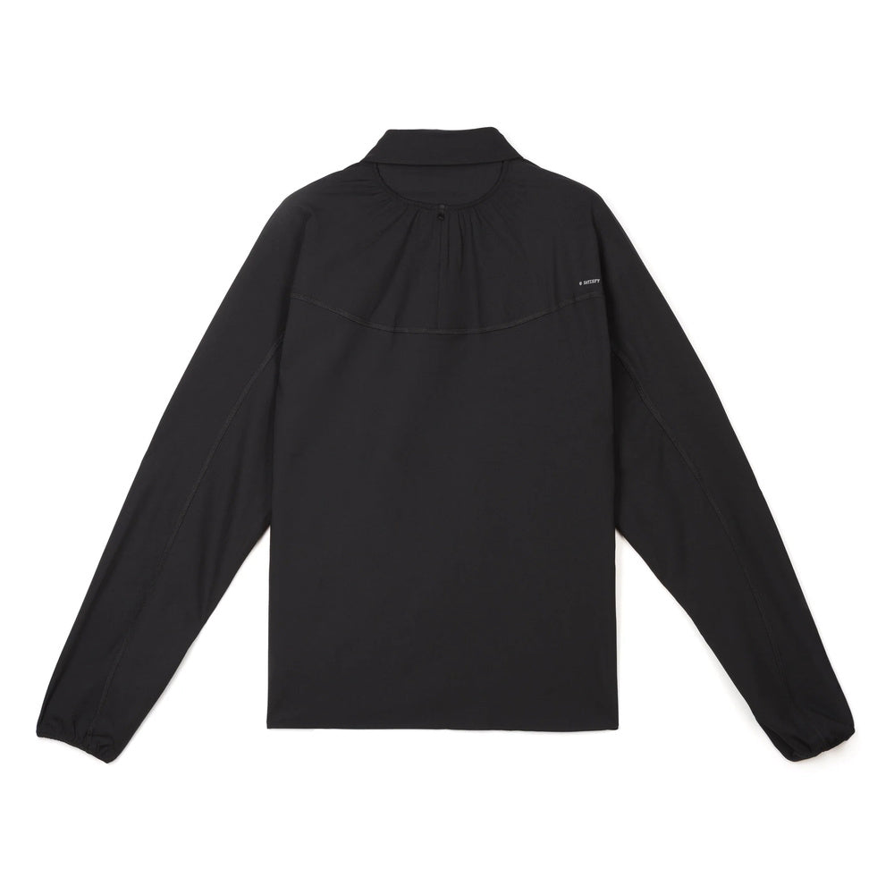 Camicia Satisfy AmbientWarp River Shirt Black – vista posteriore