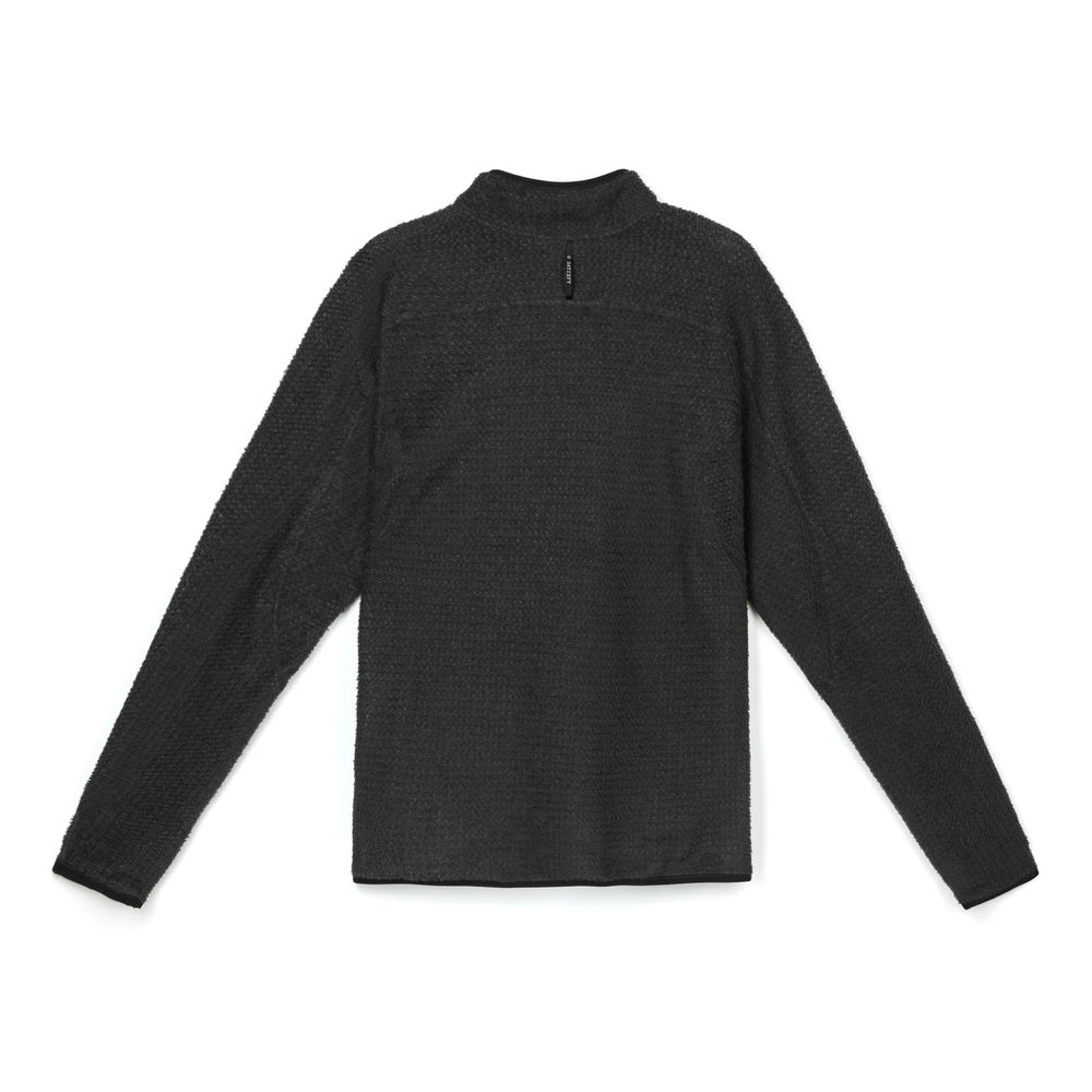 Maglia Satisfy FuzzFleece AD Half-Zip Phantom – vista posteriore