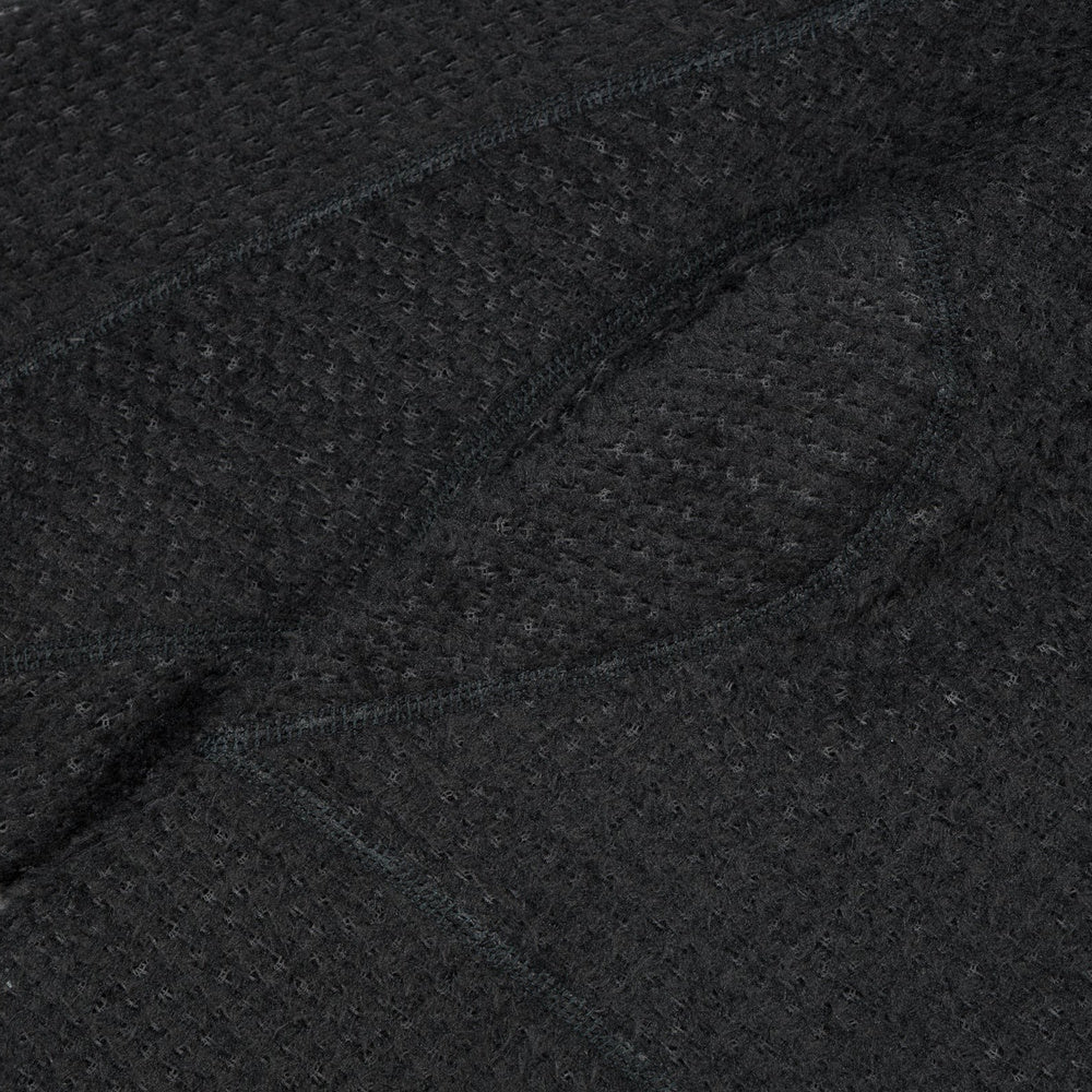 Maglia Satisfy FuzzFleece AD Half-Zip Phantom – dettaglio delle cuciture piatte