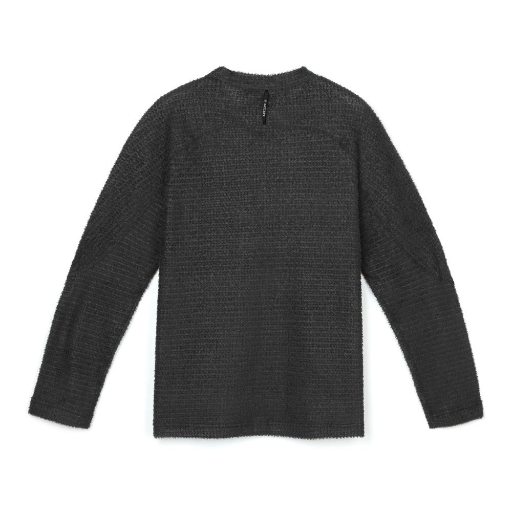 Maglia Satisfy FuzzFleece AD Long Tee Phantom – vista posteriore