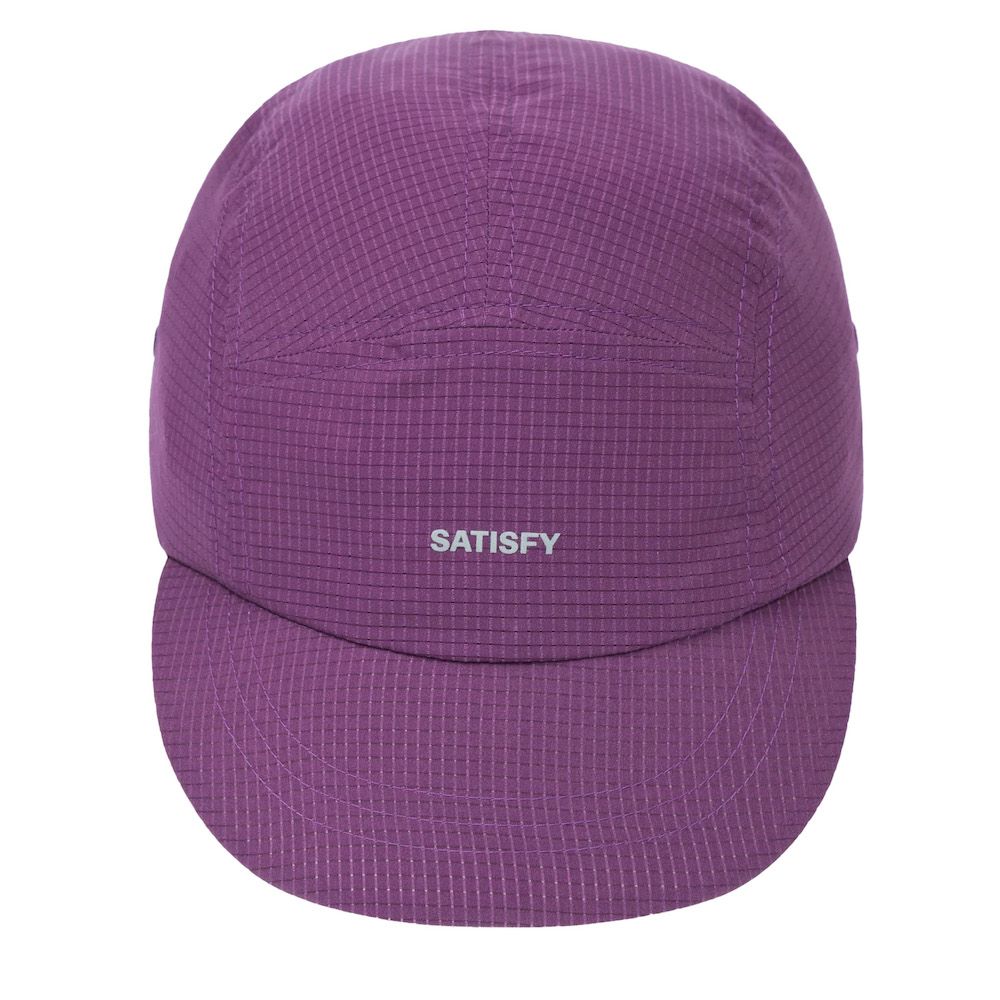 Cappellino Satisfy Rippy Air Trail Cap Violet – vista frontale