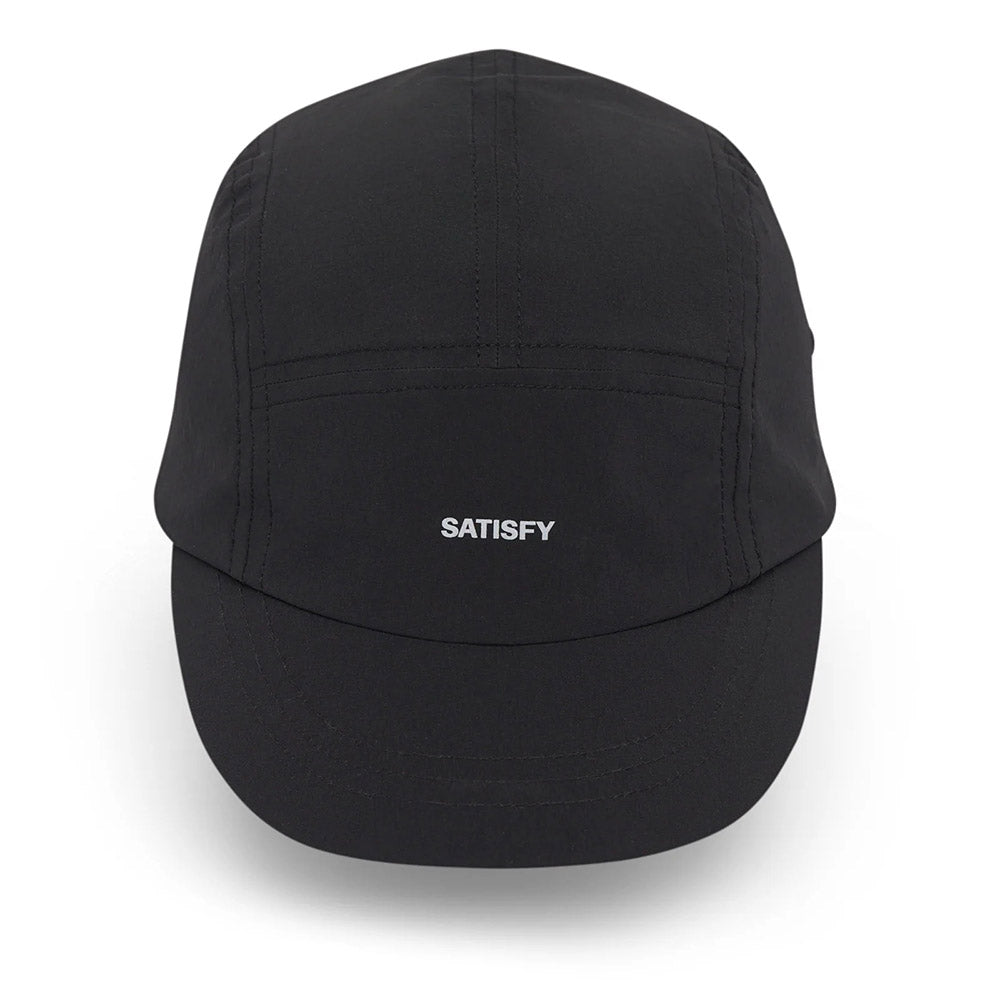 Cappellino Satisfy AmbientWarp Cordura Trail Cap Black – vista frontale