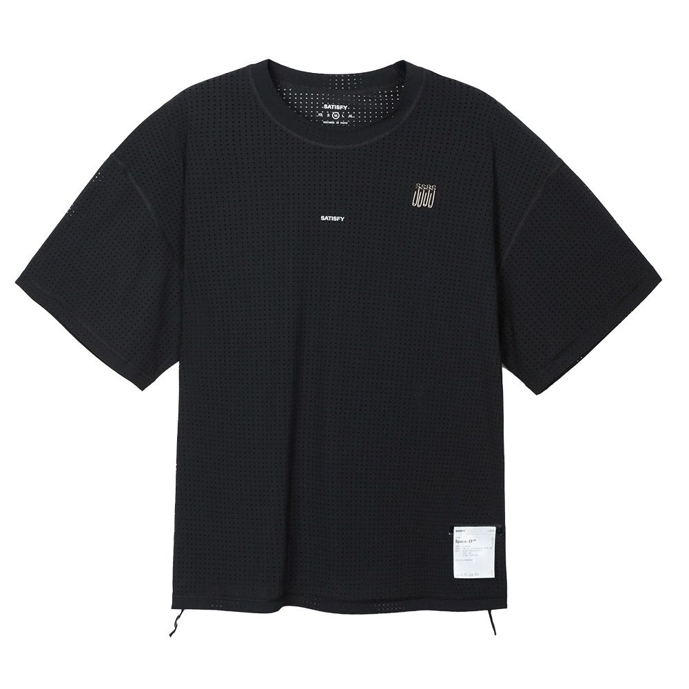 Maglia Satisfy Space-O T-Shirt Black – vista frontale