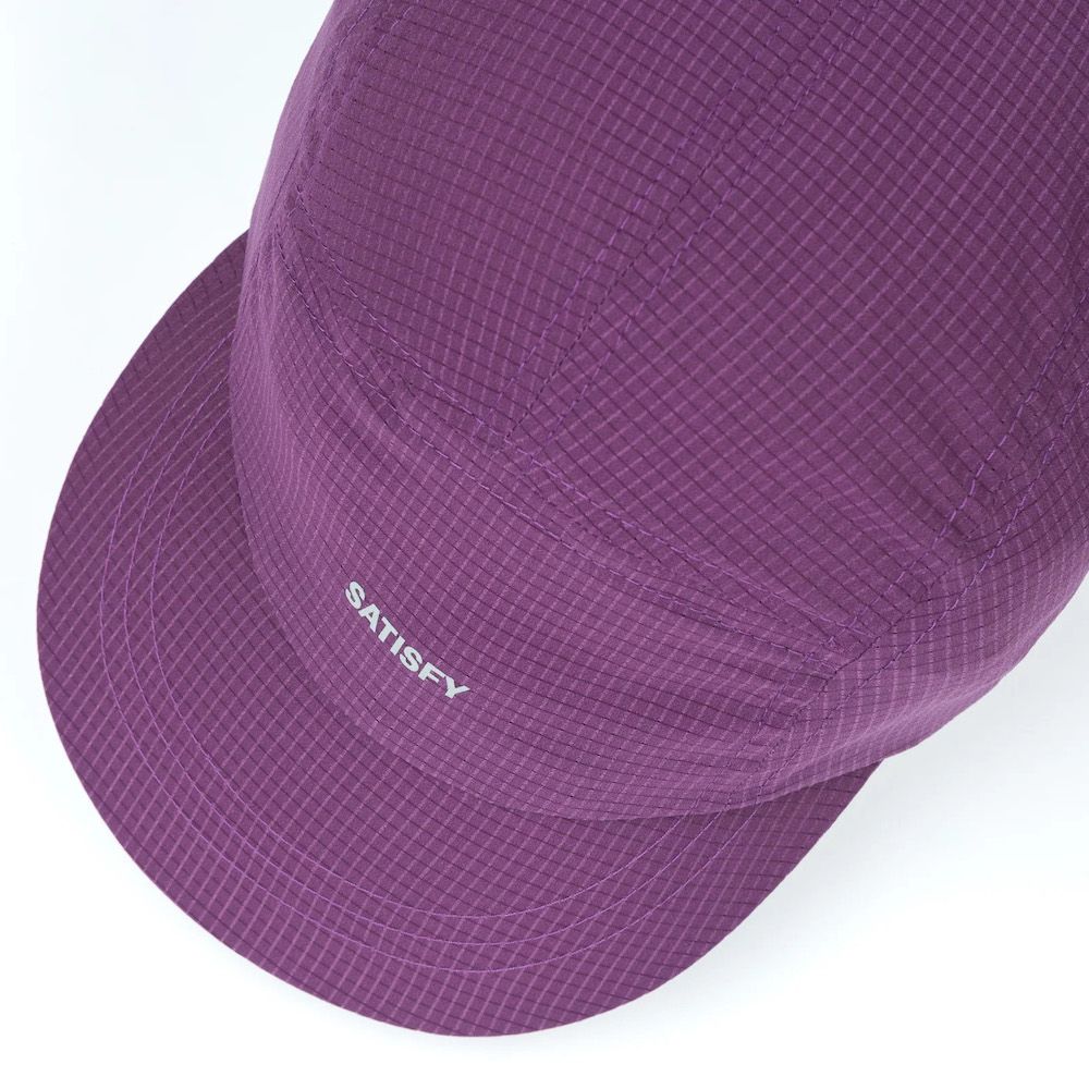 Cappellino Satisfy Rippy Air Trail Cap Violet – vista dall'alto